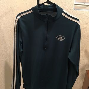 Blue adidas quarter zip jacket